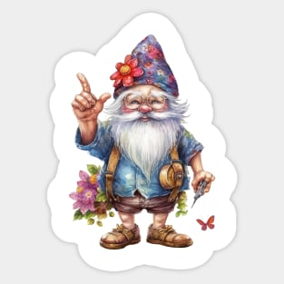 Hippie Gnome #3 Sticker